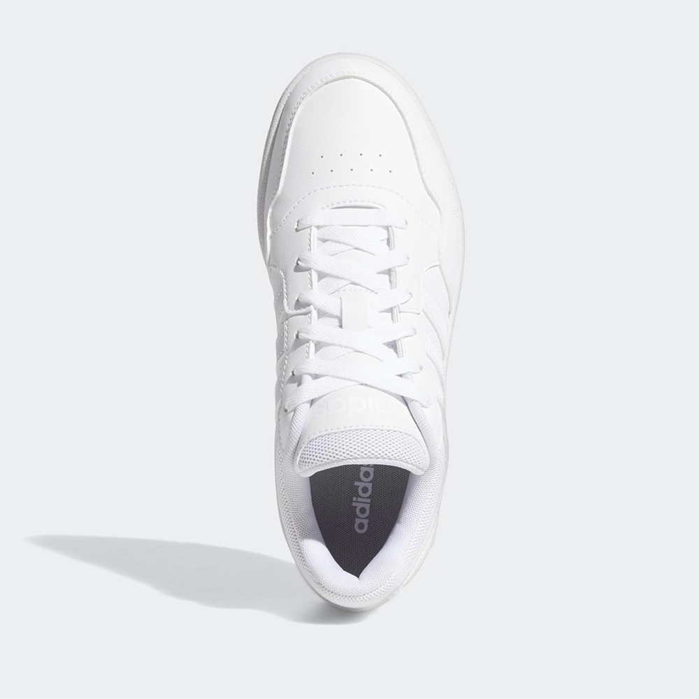 Adidas Hoops 3.0 All-White Classic Sneakers